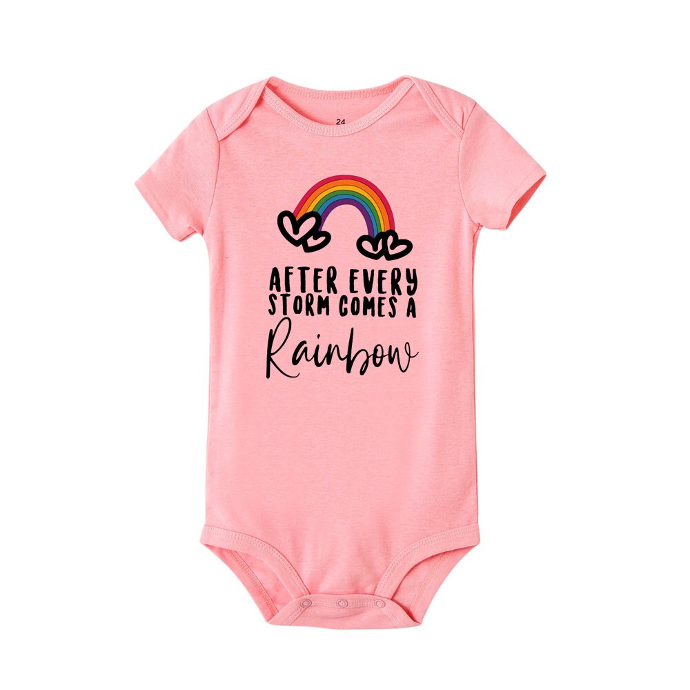 Cute Rainbow Baby Onesie